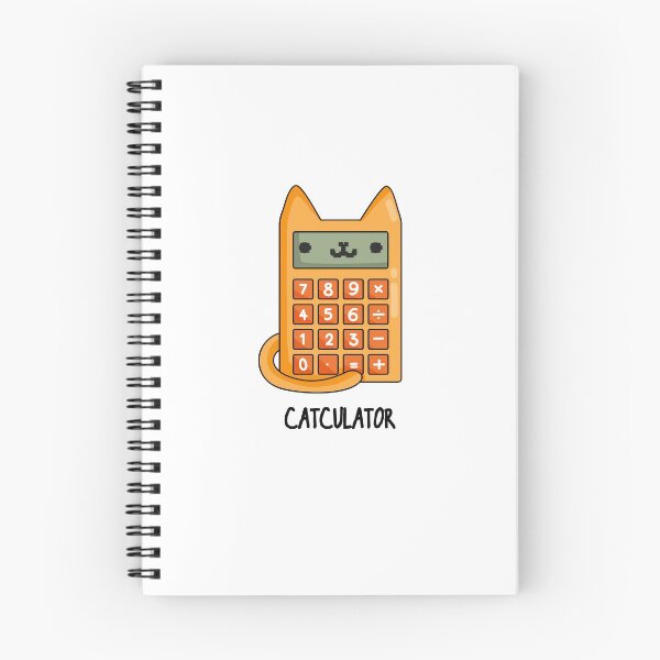 Item preview, Cat-culator Funny Calculator Puns  designed and sold by punnybone.