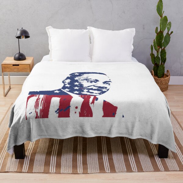 Item preview, Martin Luther King Jr painted american flag designed and sold by Sneek661.