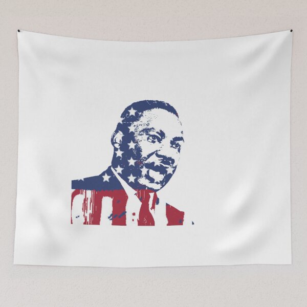 Item preview, Martin Luther King Jr painted american flag designed and sold by Sneek661.