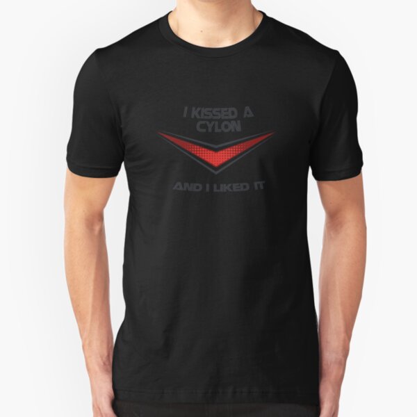 I Kissed a Cylon Slim Fit T-Shirt