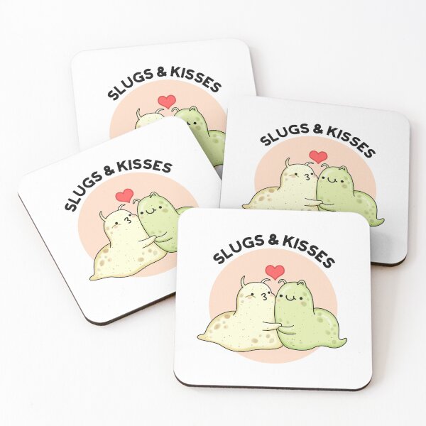 Item preview, Slugs And Kisses Funny Slug Puns  designed and sold by punnybone.