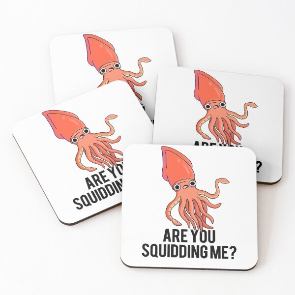 Item preview, Are You Squidding Me Funny Squid Puns  designed and sold by punnybone.