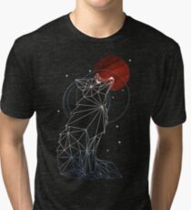 Fox in the Stars Tri-blend T-Shirt