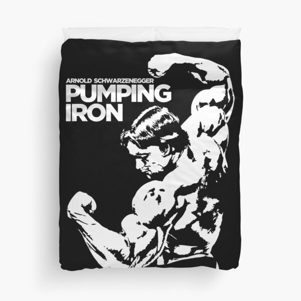 Arnold Schwarzenegger Classic Pumping Iron Duvet Cover for Sale by  VectorDesigner