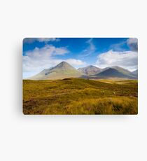 Skye mountain scenery Canvas Print
