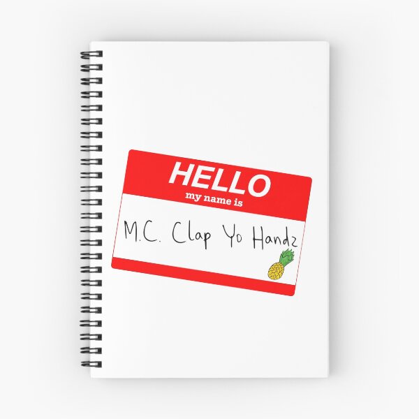 Item preview, Psych Gus Nickname Name Tag - MC Clap Yo Handz designed and sold by october-studios.