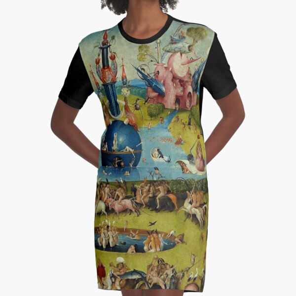 Garden of Earthly Delights (Ecclesia's Paradise) 3 Graphic T-Shirt Dress