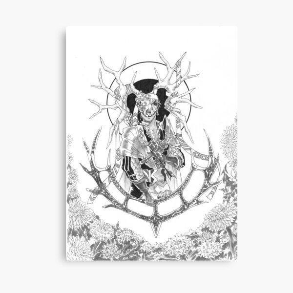Claude Inktober Canvas Print