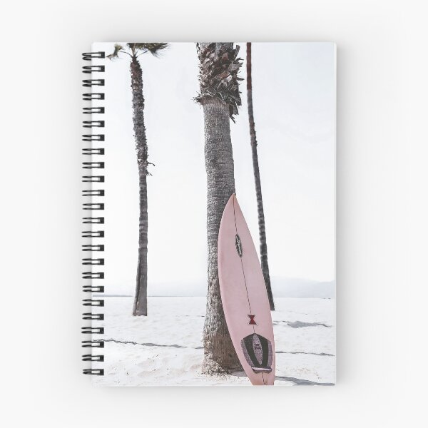 Item preview, Pink Surfboard on the Beach, Modern Minimalist Art designed and sold by moderntrend.