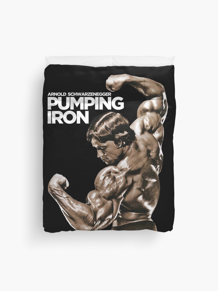 Arnold Schwarzenegger Classic Pumping Iron Duvet Cover for Sale by  VectorDesigner