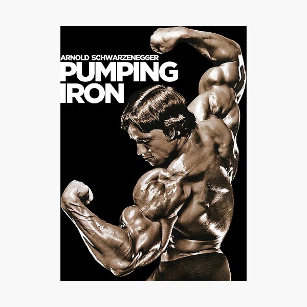 Arnold Schwarzenegger Classic Pumping Iron Photographic Print