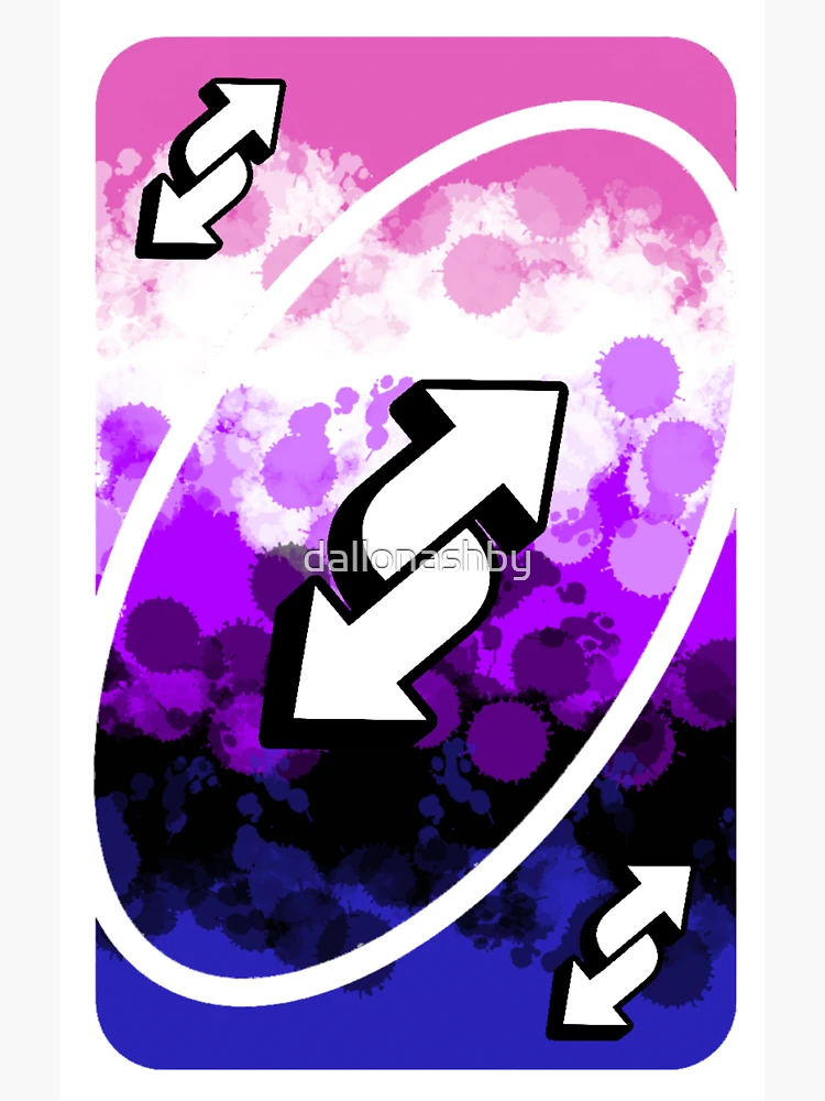 gay pride uno reverse card Sticker for Sale by dallonashby