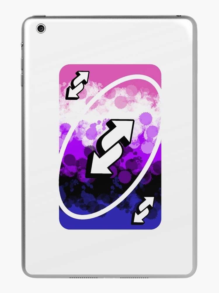 ace pride uno reverse card | Greeting Card