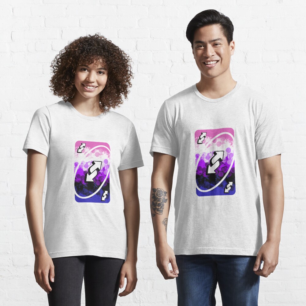 Genderfluid Pride Uno Reverse Card T Shirt By Dallonashby Redbubble