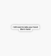 Bens hand Sticker