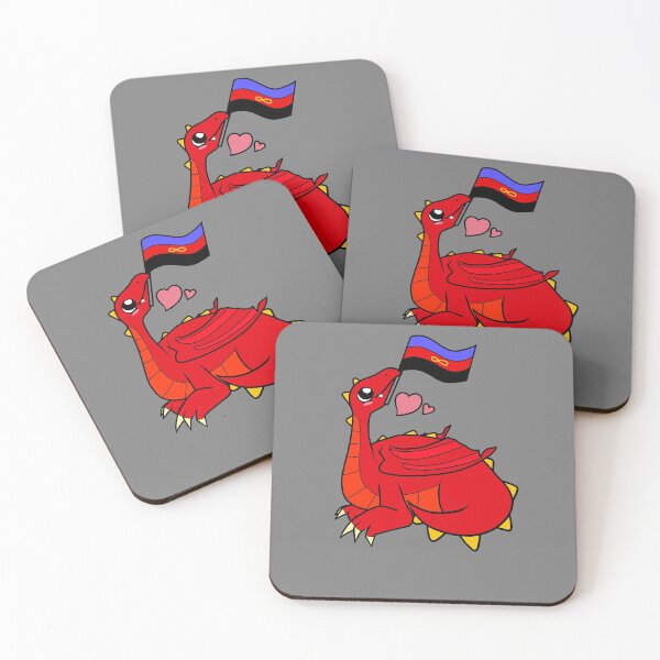 Item preview, Polyamorous Pride Dragon designed and sold by kate-bug01.