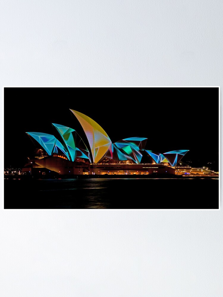 Alternate view of Vivid Opera House Poster