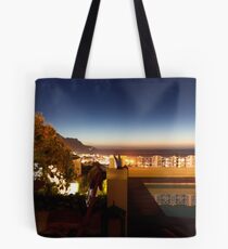 Camps bay Nightscape panorama Tote Bag