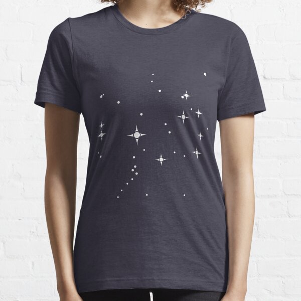Pleiades Star Cluster - Constellation Illustration Essential T-Shirt