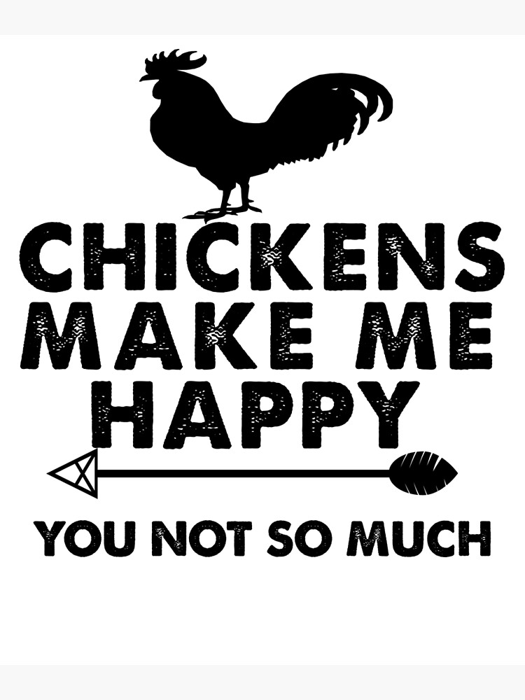 "Funny Chicken Shirts with sayings Chicken Mom" Poster by Sarah38