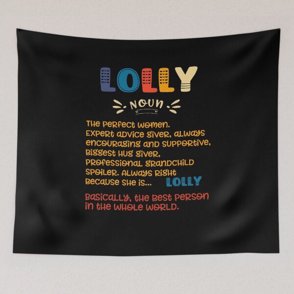 Item preview, Lolly Definition Grandma Family Cute Name Women Gift designed and sold by Dolphin Graphic.