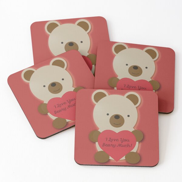 Item preview, I Love You Beary Much Cute Teddy Bear designed and sold by Hedgie Designs.