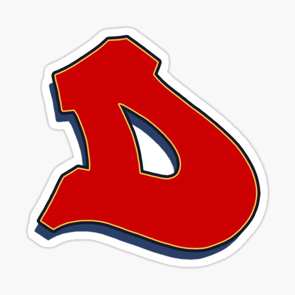 Letter D - Red Sticker