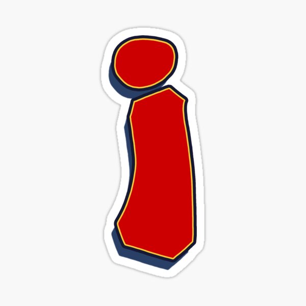 Letter i - Red Sticker