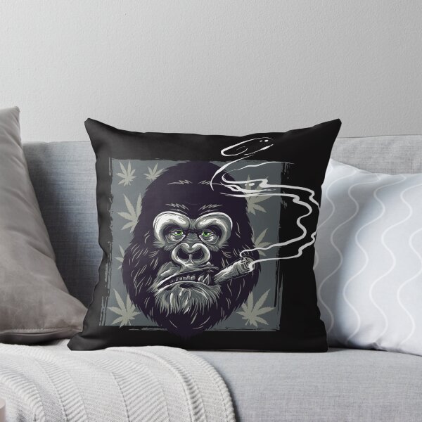 Item preview, Gorilla Who Smokes Weed - Funny Artwork  designed and sold by TinoThreads.
