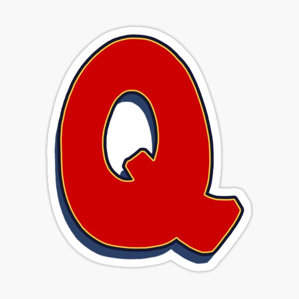 Letter Q - Red Sticker