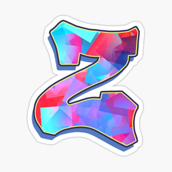 Letter Z - Color Mix Sticker