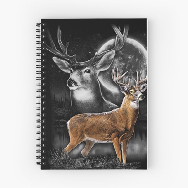 Item preview, White Tailed Deer in Standing in Full Moon designed and sold by KA DESIGNS.
