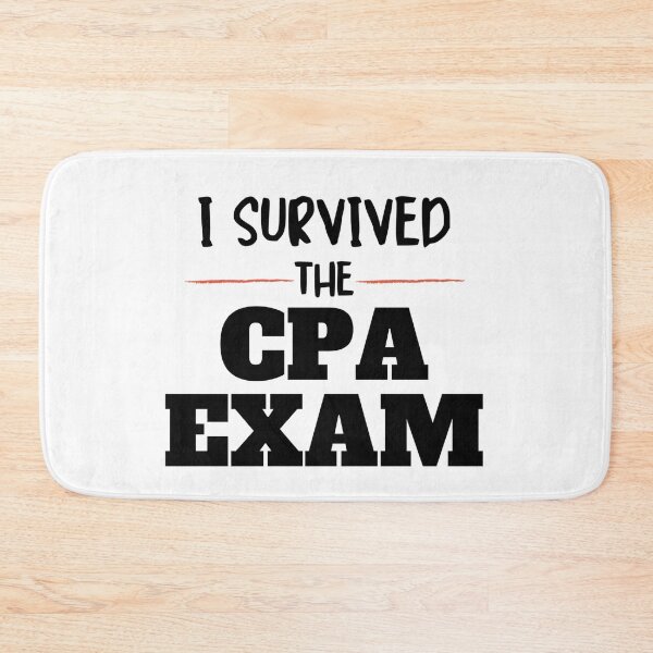 Item preview, i survived the cpa exam designed and sold by crack dsg.
