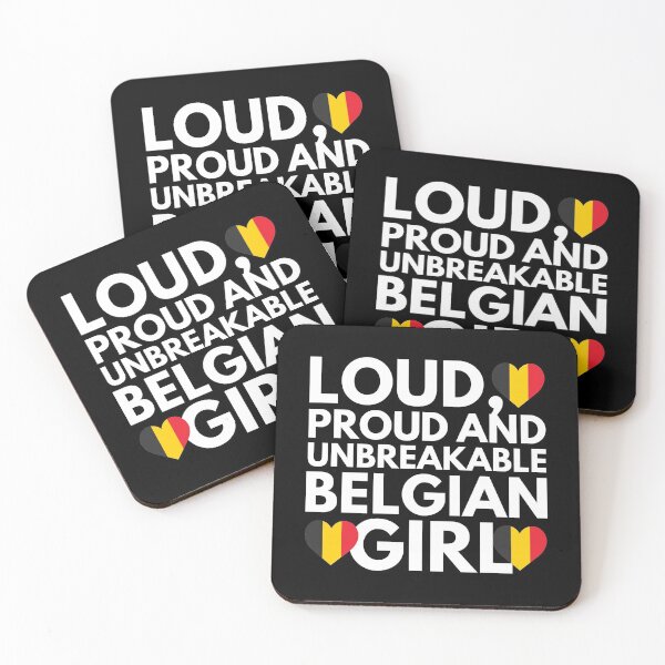 Item preview, Loud, Proud and Unbreakable Belgian Girl from Belgium designed and sold by HelloFromAja.