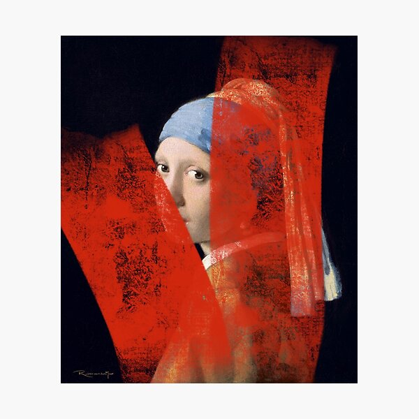 Girl with the pearl earring Photographic Print