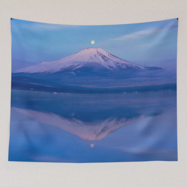 Item preview, Mount Fuji Moonset designed and sold by Mitchell Lamm.