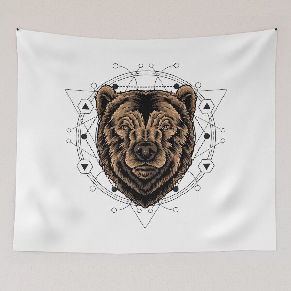 Item preview, Grizzly Geometric Sacred. designed and sold by emphatic.