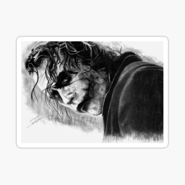 Vista previa del artículo con la obra «Heath Ledger», diseñado y vendido por ASA7UR.