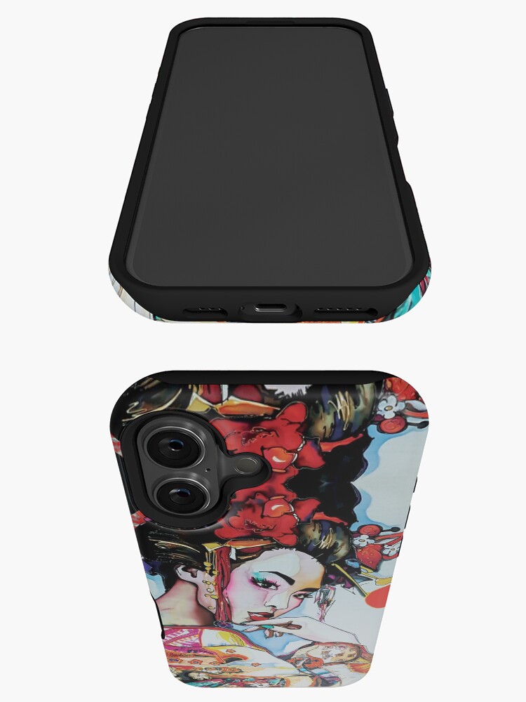 Thumbnail 3 of 4, iPhone Case, GEISHA STYLE PATTERN designed and sold by ARTbubble.