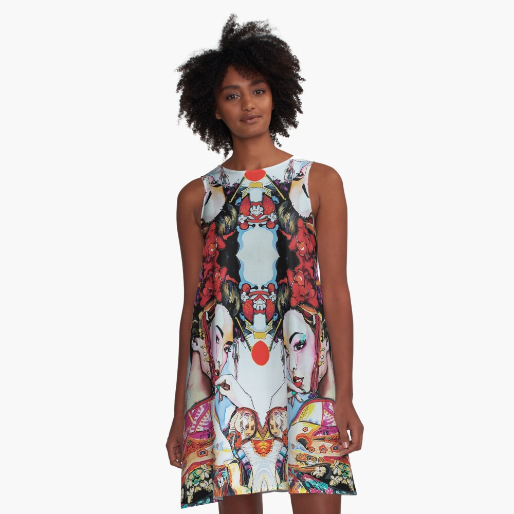 Item preview, A-Line Dress designed and sold by ARTbubble.