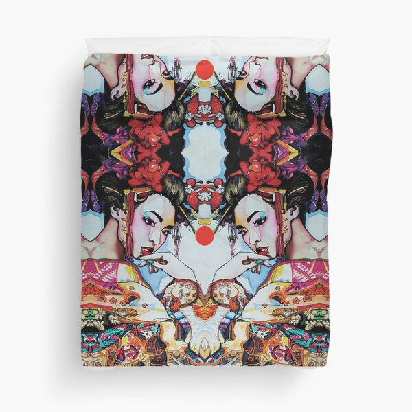 GEISHA STYLE PATTERN Duvet Cover