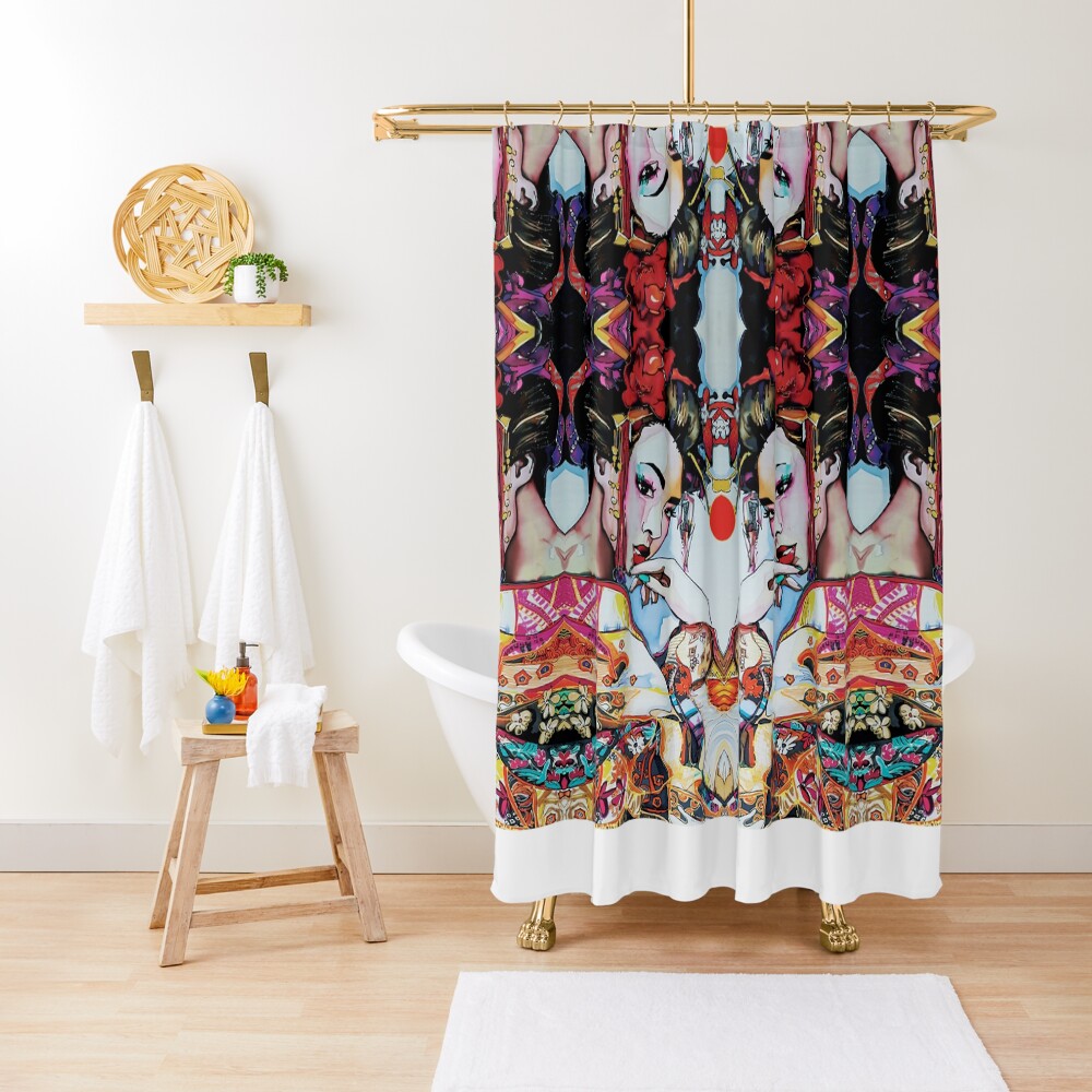 Item preview, Shower Curtain designed and sold by ARTbubble.