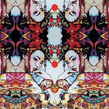Artwork thumbnail, GEISHA STYLE PATTERN by ARTbubble