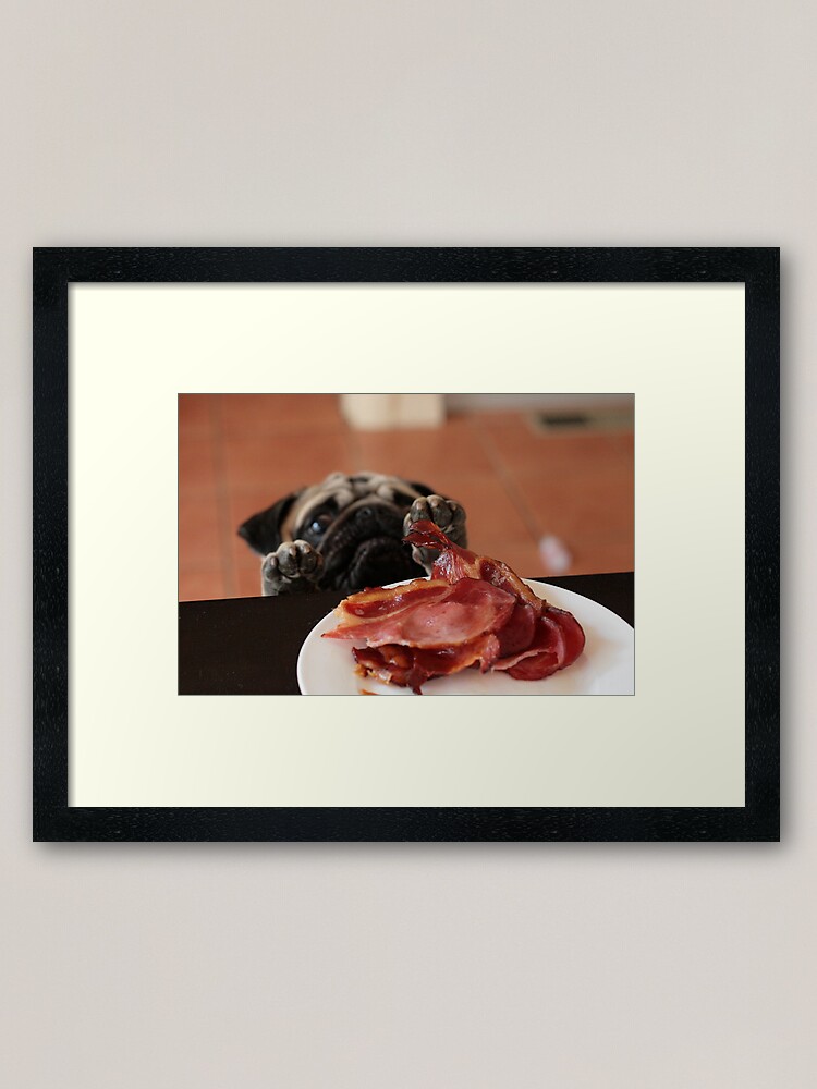 Thumbnail 1 of 7, Framed Art Print, Want! Bacon! Stat! designed and sold by 1773.
