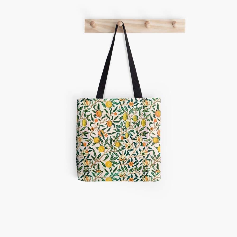 Foldaway Fab William Morris Style Fruit Design Shopping Bag 