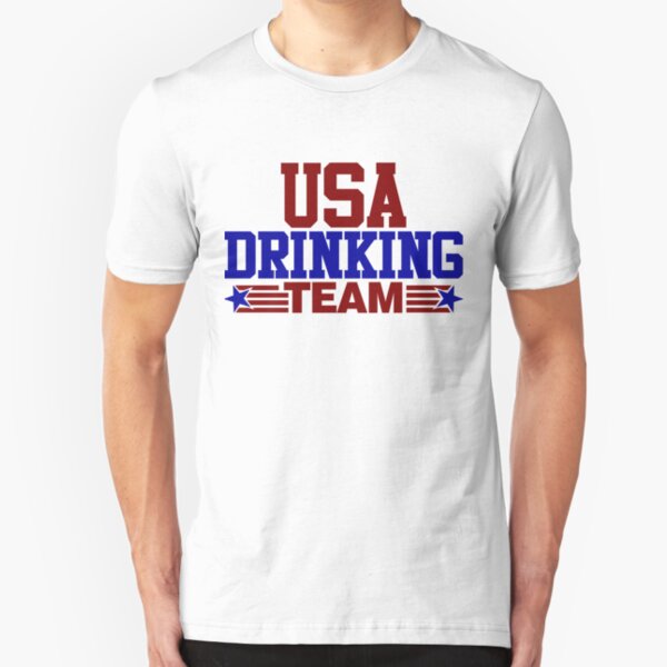 USA Drinking Team Slim Fit T-Shirt