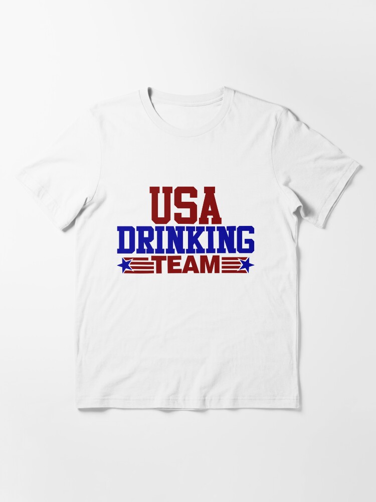 Alternate view of USA Drinking Team Essential T-Shirt