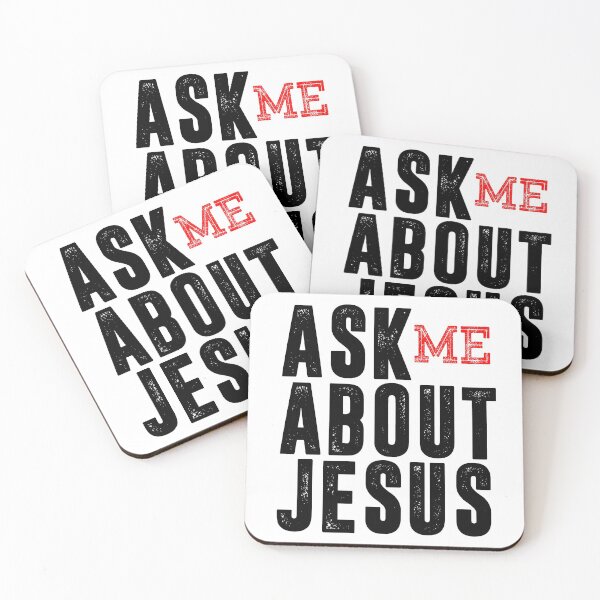 Item preview, Ask me about Jesus designed and sold by Hameegaa.