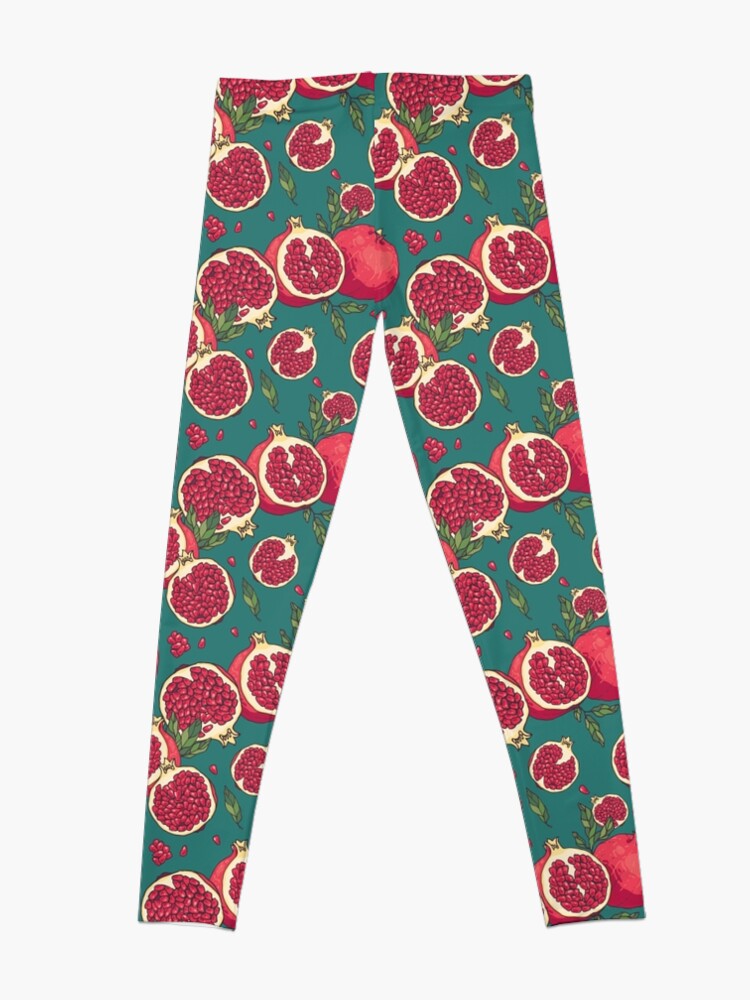 Discover Juicy Pomegranate Fruits Leggings