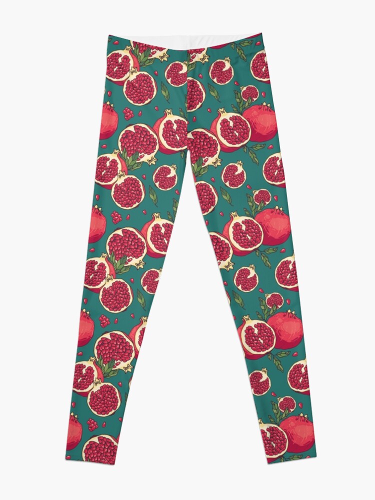 Discover Juicy Pomegranate Fruits Leggings
